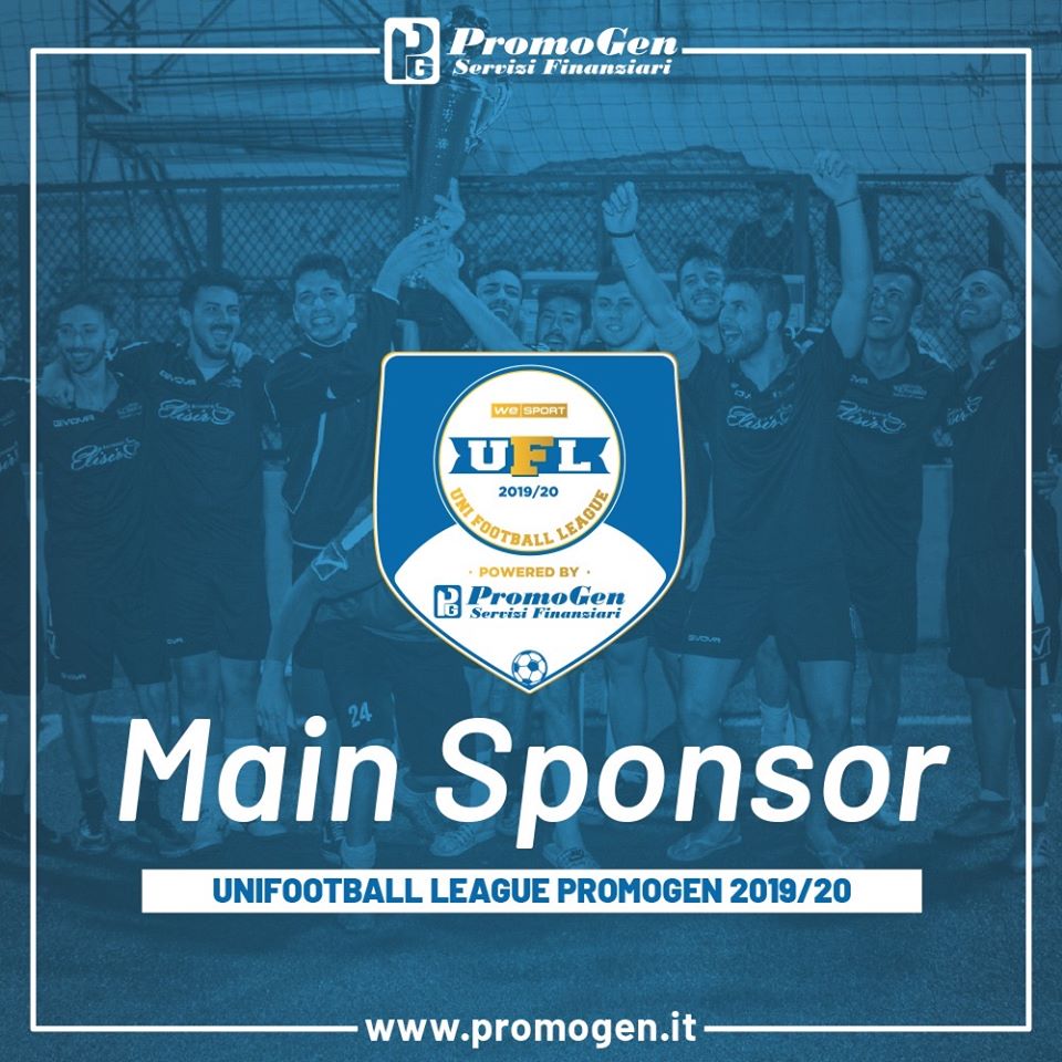 Promogen Main Sponsor della UniFootball League Messina