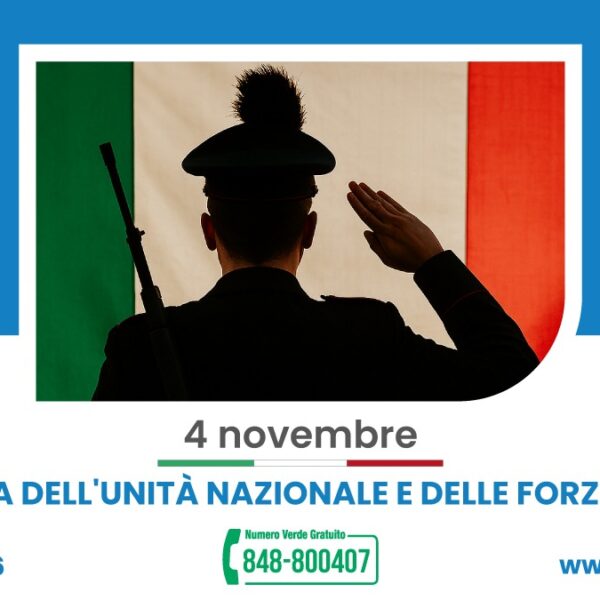 4 Novembre – Giornata delle Forze Armate: onore a chi serve il Paese