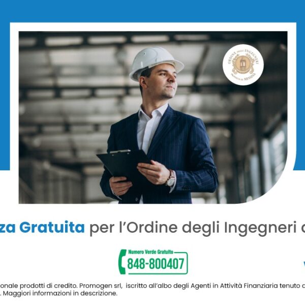 Consulenza finanziaria gratuita per gli iscritti all’Ordine degli Ingegneri di Messina