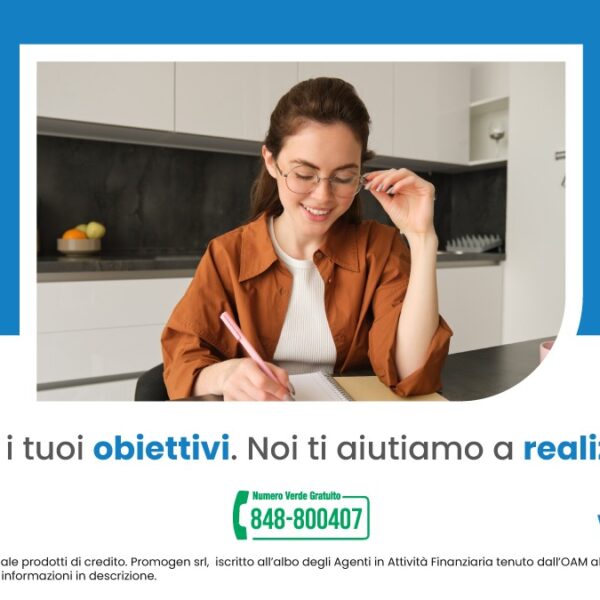 Scrivi i tuoi obiettivi. Noi ti aiutiamo a realizzarli.